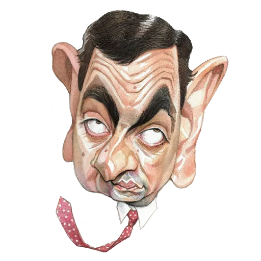 Mr. Bean Caricatures sticker 🙄