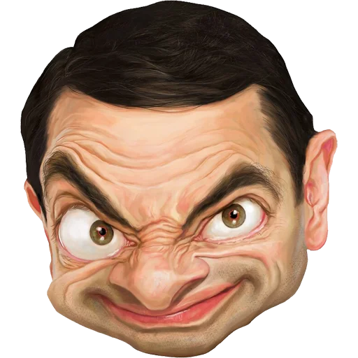 Стікер Telegram «Mr. Bean Caricatures» 👀