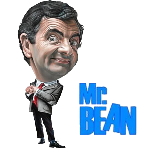 Telegram stiker «Mr. Bean Caricatures» 🙂