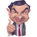 Эмодзи Mr Bean 👍