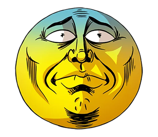 Mr. Emoticon 10-14 stiker 😨