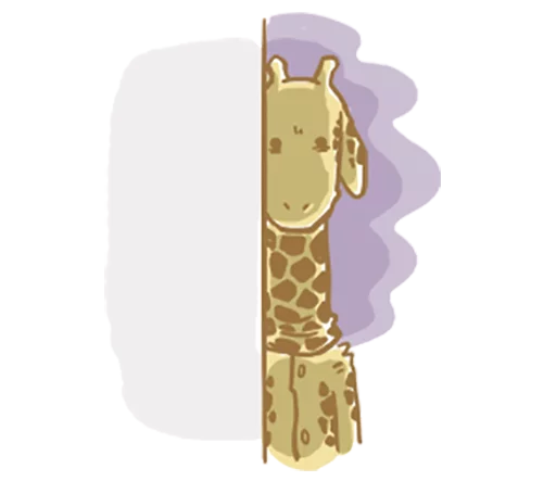 Стікер Telegram «Mr.Giraffe» 😐