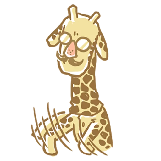 Стікер Telegram «Mr.Giraffe» 😂