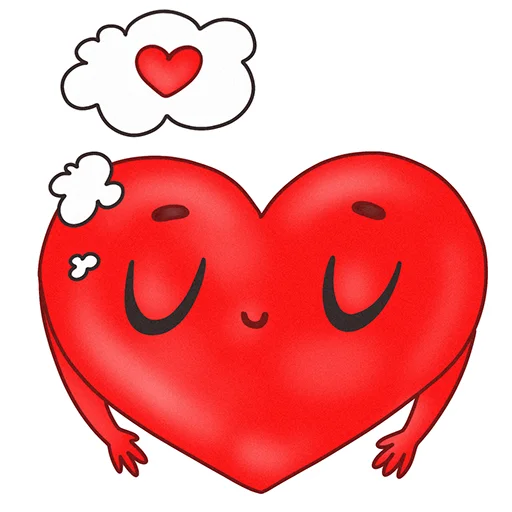 Telegram Sticker «Mr. Heartman» ❤️
