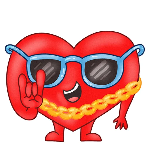Mr. Heartman emoji 😎