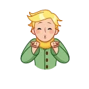 The Little Prince emoji 😘