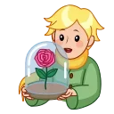 The Little Prince emoji 🌹