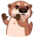 Hotter Otter emoji 👎