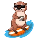 Эмодзи Hotter Otter 😎