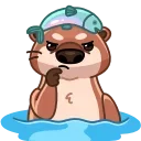 Емодзі Hotter Otter 🤔