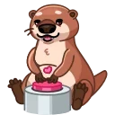 Hotter Otter emoji 😍