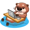 Hotter Otter emoji 🧑‍💻