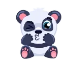 Mr. Panda stiker 😘