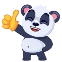 Mr. Panda stiker 👍