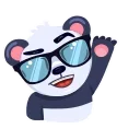 Mr. Panda emoji 👋