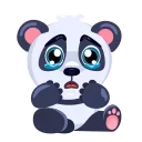 Mr. Panda emoji 😭