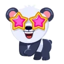 Mr. Panda emoji 🤩