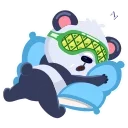 Mr. Panda sticker 😴