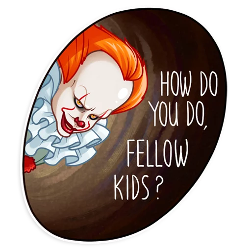 Pennywise sticker 🙃