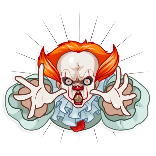 Pennywise sticker 😠
