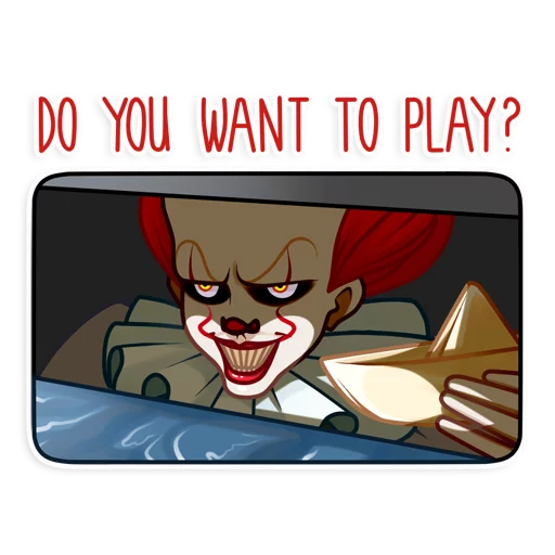 Pennywise stiker ⛵