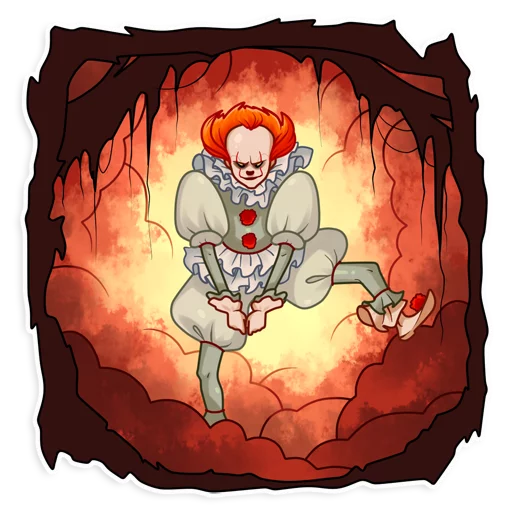 Telegram Sticker «Pennywise» 