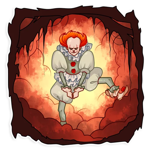Pennywise sticker 🕺