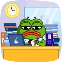 Mr. Pepe emoji 😞