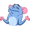 Telegram emojisi «Мистер Крыс» 🤷