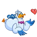 Seagull Sam emoji 😘