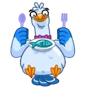 Seagull Sam emoji 🤤