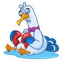 Seagull Sam sticker 💔