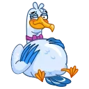 Seagull Sam emoji 🥴