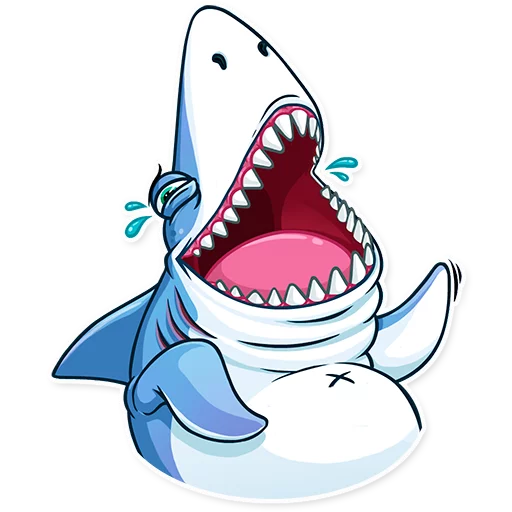 Telegram stickers It's a Shark!