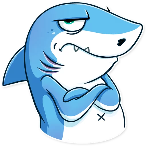 It's a Shark! emoji 😒