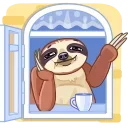 Sloth emoji 👋