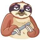 Эмодзи Sloth 😐