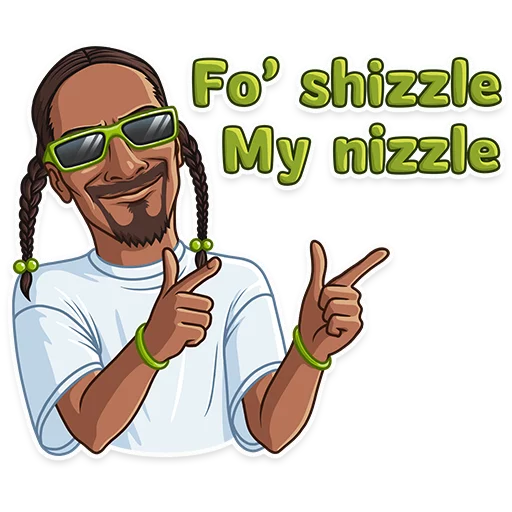 Snoop Dogg sticker 😎