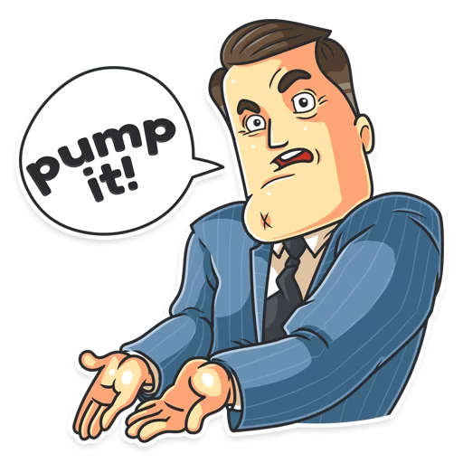 Telegram Sticker «Mr. Trader» 