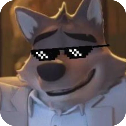 Telegram stickers Mr Wolf