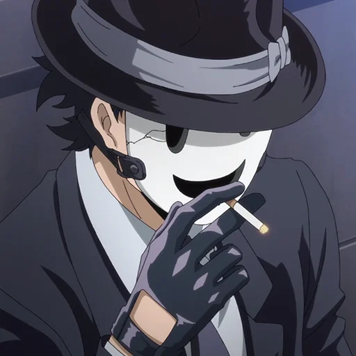 Емодзі 🎭 Mr. Mask  🚬