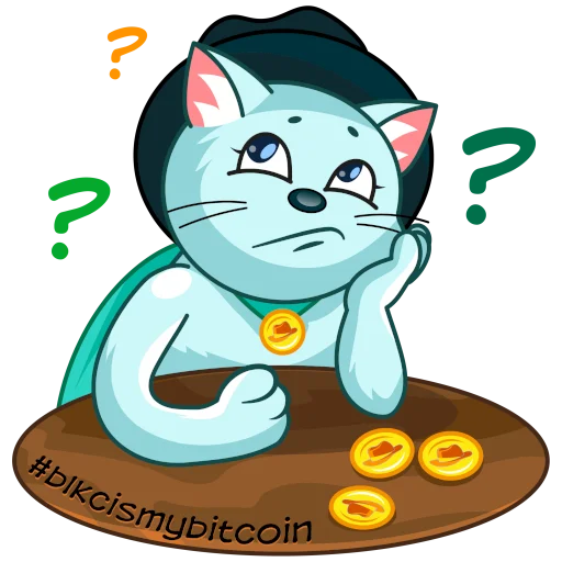 Стікер Telegram «Mrrr. Cat - BlackHat Coin (BLKC)» 💭