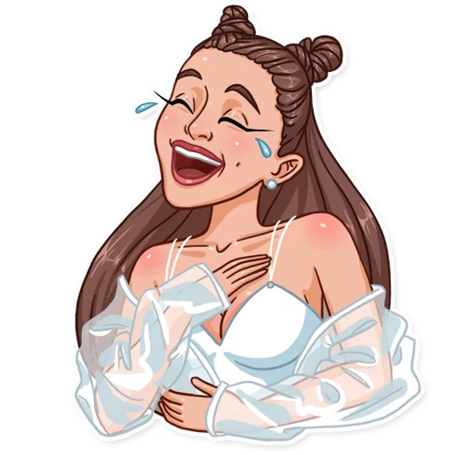 Telegram stikerlari Ariana Grande