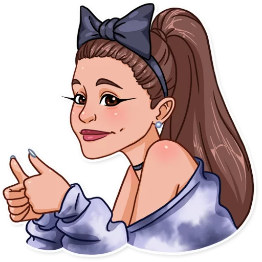 Telegram Sticker «Ariana Grande» 👍