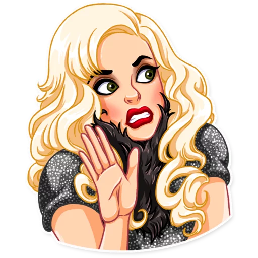 Lady Gaga emoji 😨