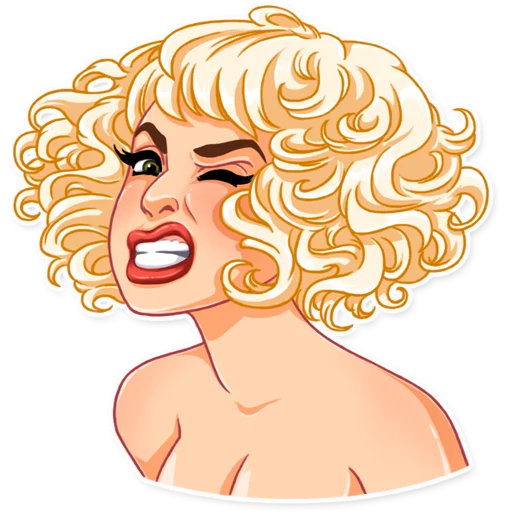 Telegram Sticker «Lady Gaga» 😉