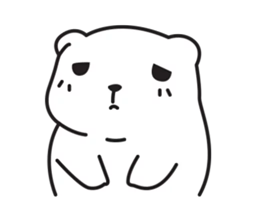 Mu Bear emoji 🙁