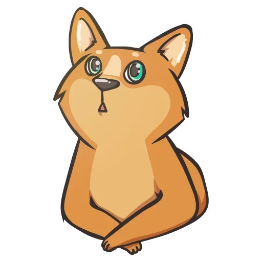 Telegram Sticker «Crypto Doge» 😮