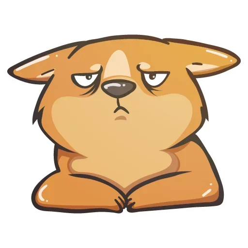 Telegram Sticker «Crypto Doge» 😑
