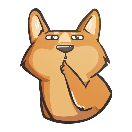 Telegram Sticker «Crypto Doge» 🤫